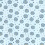 Baumwolljersey Peace Blumen - hellblau