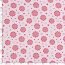 Baumwolljersey Peace Blumen - hellpink