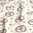 Baumwolljersey Blüten-Peace - creme