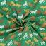 Baumwolljersey bunte Tiger - grasgrün