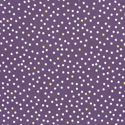Viskose Jersey wilde Punkte - violett