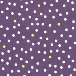 Viskose Jersey wilde Punkte - violett