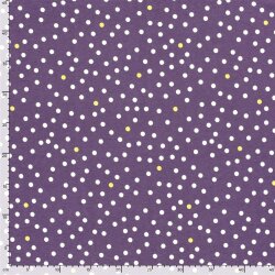 Viskose Jersey wilde Punkte - violett