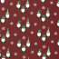 Baumwollpopeline Weihnachtsgnome - rot