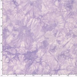 Viskose Leinen Batikmuster - helllila
