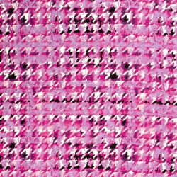 Viskose Nylon Mix light Köper Hahnentritt - pink