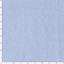 Leinen Chambray Mini Streifen Melange - babyblau