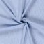 Leinen Chambray Mini Streifen Melange - babyblau