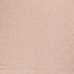 Leinen Chambray Streifen Melange - ziegelrot