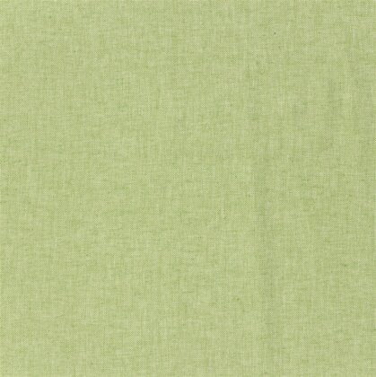 Leinen Chambray Fischgräte Melange - kiwi