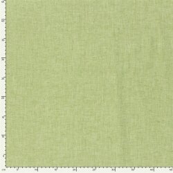 Leinen Chambray Fischgräte Melange - kiwi