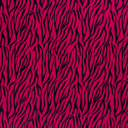 Baumwollsatin Zebrastreifen - dunkelpink