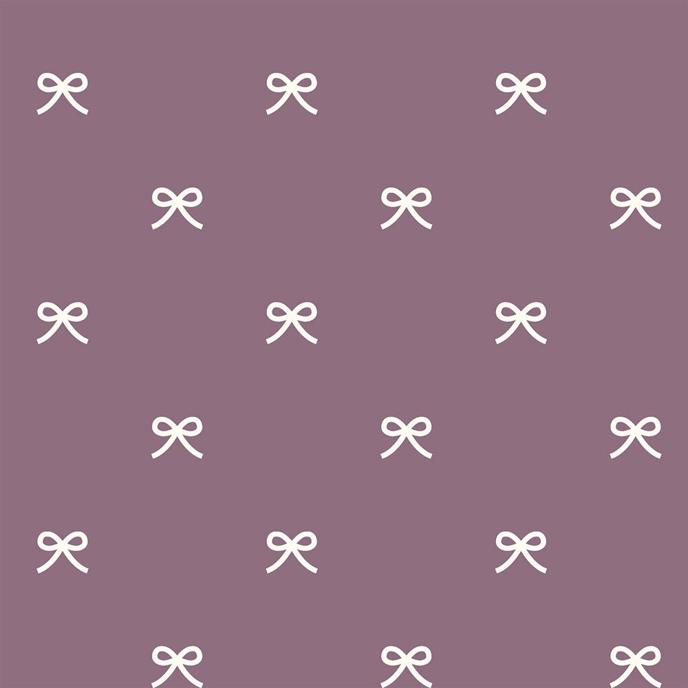 Baumwollflanell Schleifen - mauve