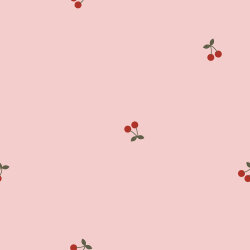 Feincord Kirschen - softrosa