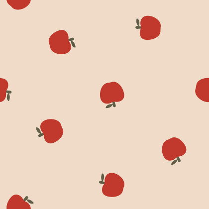 Feincord Äpfel - hellbeige