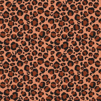 Feincord Leotupfen - lachs