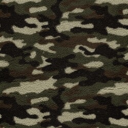 Teddystoff Camouflage - oliv