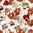 French Terry Digital Blumenkunst - wollweiß