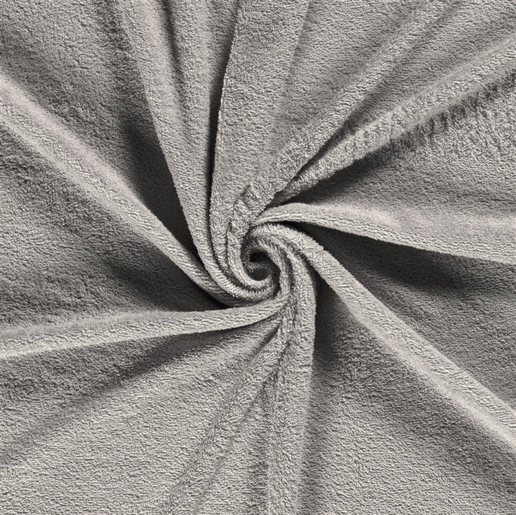 Frottee *Marie* Uni - silbergrau