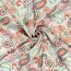 Bambus Popeline buntes Paisley - hellbeige