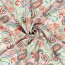 Bambus Popeline buntes Paisley - hellbeige