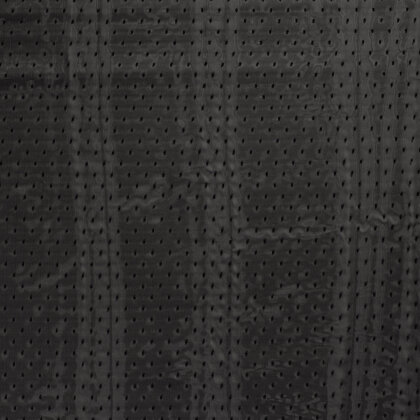 Chiffon Bestickt Punkte Uni - schwarz