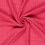 Polyesterstoff Jacquard Grob Gewebt Lurex - pink