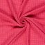 Polyesterstoff Jacquard Grob Gewebt Lurex - pink