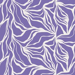 Musselin Blätter- Geflecht - lavendel