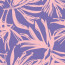 Viskose Popeline Palmenblätter - lavendel