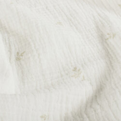 Musselin kleine Zweige - creme