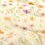 Musselin BIO~Organic Digital HerbstBlumen - creme
