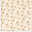 Musselin BIO~Organic Digital schöne Blumen - creme
