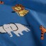 Baumwolljersey Tiger und Co - royalblau
