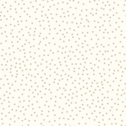 Baumwollpopeline Punkteregen - creme