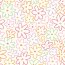 Baumwollpopeline bunte Blumen - creme