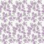 Baumwollpopeline Blume Moni - lavendel