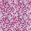 Baumwollpopeline Blumen - fuchsia