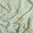Funktions und Badeanzugstoff Recycled LSF50 gelbe Blümchen - hellmint