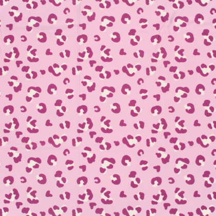 Funktions und Badeanzugstoff Recycled LSF50 Leo - pink