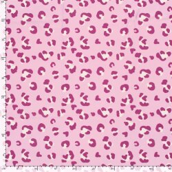 Funktions und Badeanzugstoff Recycled LSF50 Leo - pink