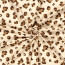 Funktions und Badeanzugstoff Recycled LSF50 Leo - hellbeige