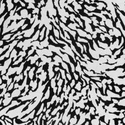 Viskose Jersey Abstrakt - schwarz/weiss