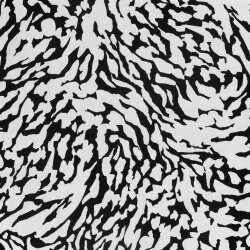 Viskose Jersey Abstrakt - schwarz/weiss