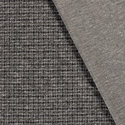 Jacquard Gewebt Hahnenfuß - schwarz