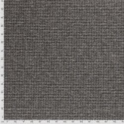 Jacquard Gewebt Hahnenfuß - schwarz