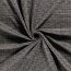 Jacquard Gewebt Hahnenfuß - schwarz