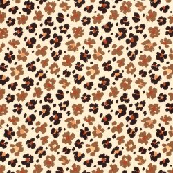 Funktions und Badeanzugstoff Recycled LSF50 Leopunkte - ziegelrot