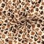 Funktions und Badeanzugstoff Recycled LSF50 Leopunkte - ziegelrot