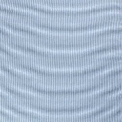 Baumwollpopeline garngefärbt Vichy Karo 2mm - jeansblau